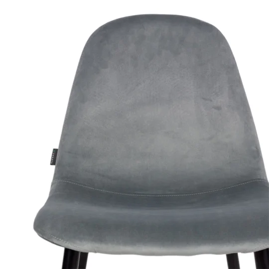 Stół NELSON fi 100 + 4 krzesła OLAF szary - Zdjęcie 7