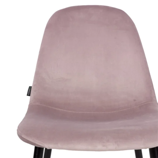 Stół rozkładany LEVIN fi 110 + 4 krzesła OLAF różowy - Zdjęcie 8