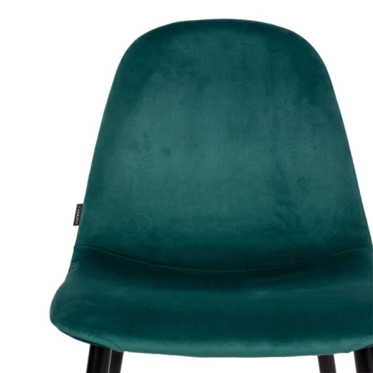 Stół rozkładany LEVIN fi 110 + 4 krzesła OLAF zielony - Zdjęcie 8