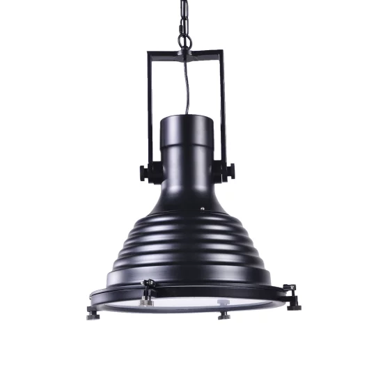 LAMPA WISZĄCA INDUSTRIALNA LOFT CZARNA BOTTI					