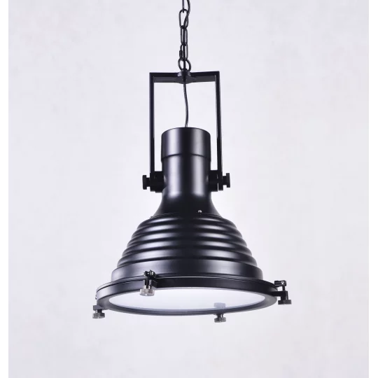 LAMPA WISZĄCA INDUSTRIALNA LOFT CZARNA BOTTI					 - Zdjęcie 3