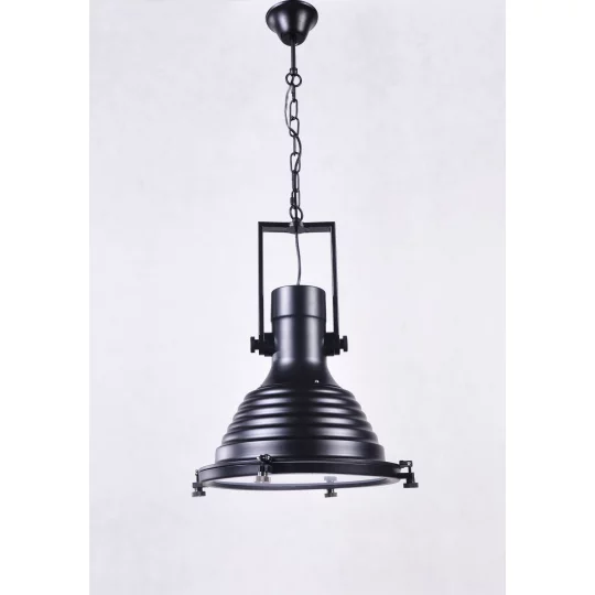 LAMPA WISZĄCA INDUSTRIALNA LOFT CZARNA BOTTI					 - Zdjęcie 4