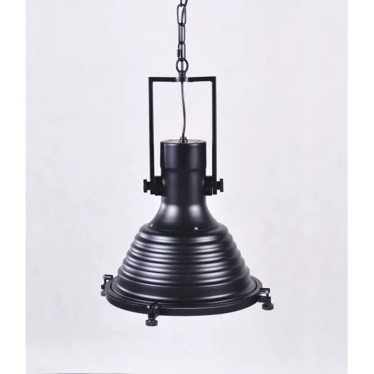 LAMPA WISZĄCA INDUSTRIALNA LOFT CZARNA BOTTI					 - Zdjęcie 5