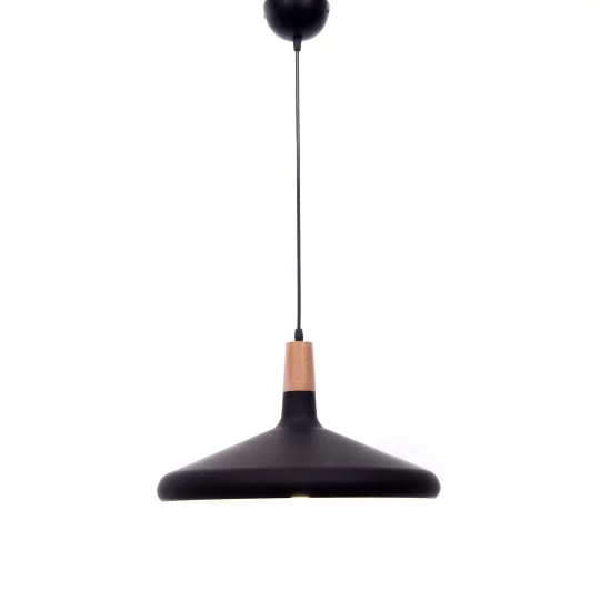 NOWOCZESNA LAMPA WISZĄCA SKANDYNAWSKA ZWIS CZARNA BAFIDO C1					