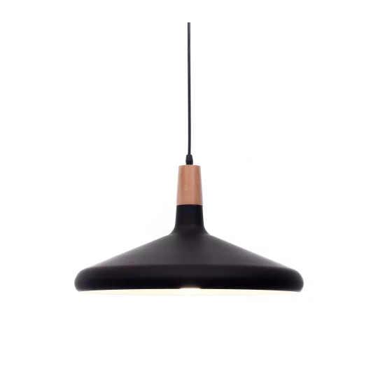 NOWOCZESNA LAMPA WISZĄCA SKANDYNAWSKA ZWIS CZARNA BAFIDO C1					 - Zdjęcie 3