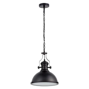 LAMPA WISZĄCA INDUSTRIALNA CZARNA DUŻA ELIGIO W3					