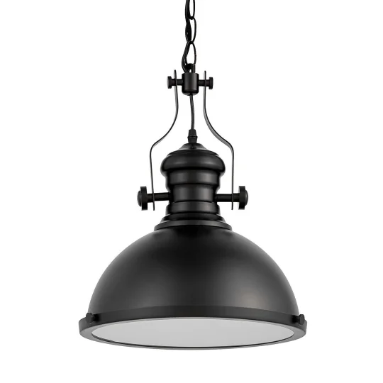 LAMPA WISZĄCA INDUSTRIALNA CZARNA DUŻA ELIGIO W3					 - Zdjęcie 4