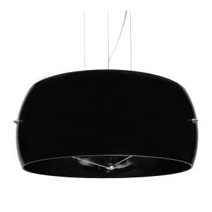 NOWOCZESNA LAMPA WISZĄCA CZARNA STILIO D50