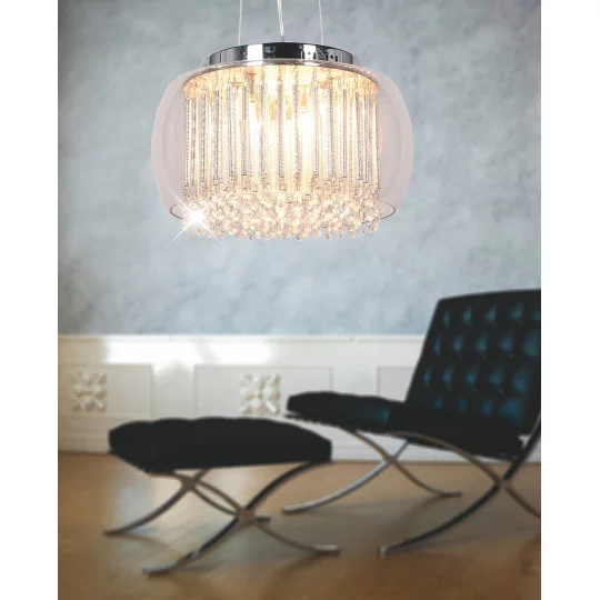 LAMPA WISZĄCA NOWOCZESNA GUSTO D40 CLEAR					 - Zdjęcie 2