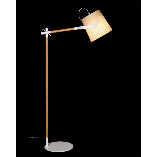 LAMPA STOJĄCA PODŁOGOWA KREMOWA LAPIDUS					 - Zdjęcie 3