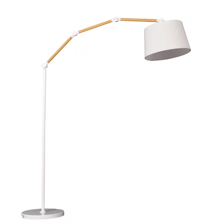 LAMPA STOJĄCA PODŁOGOWA KREMOWA CORSUS					