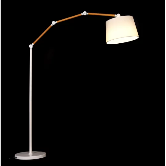 LAMPA STOJĄCA PODŁOGOWA KREMOWA CORSUS					 - Zdjęcie 4