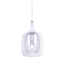 NOWOCZESNA LAMPA WISZĄCA BIAŁA BESSA					