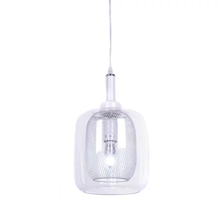 NOWOCZESNA LAMPA WISZĄCA BIAŁA BESSA					