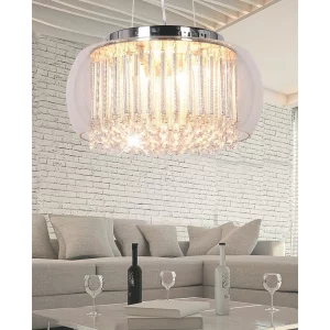 LAMPA WISZĄCA NOWOCZESNA GUSTO D50 CLEAR
