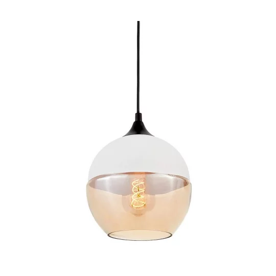 LAMPA WISZĄCA LOFT INDUSTRIALNA BIAŁA ALBION					 - Zdjęcie 3