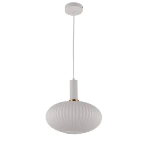 LAMPA WISZĄCA LOFT BIAŁA FLORI					