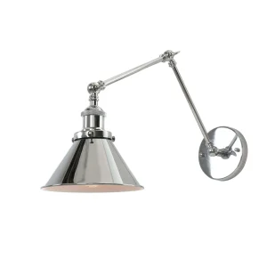 LAMPA ŚCIENNA KINKIET LOFTOWY CHROMOWANY GUBI W2					