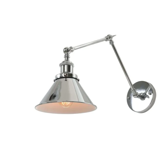 LAMPA ŚCIENNA KINKIET LOFTOWY CHROMOWANY GUBI W2					 - Zdjęcie 2