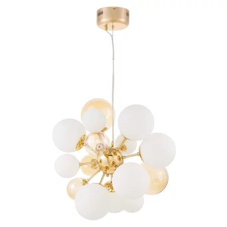 NOWOCZESNA LAMPA WISZĄCA ZŁOTA GALAKSIDA W10					