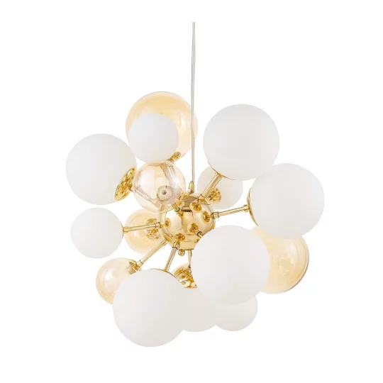 NOWOCZESNA LAMPA WISZĄCA ZŁOTA GALAKSIDA W10					 - Zdjęcie 4