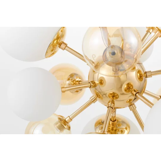 NOWOCZESNA LAMPA WISZĄCA ZŁOTA GALAKSIDA W10					 - Zdjęcie 8