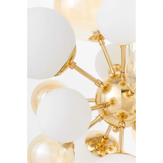 NOWOCZESNA LAMPA WISZĄCA ZŁOTA GALAKSIDA W10					 - Zdjęcie 9