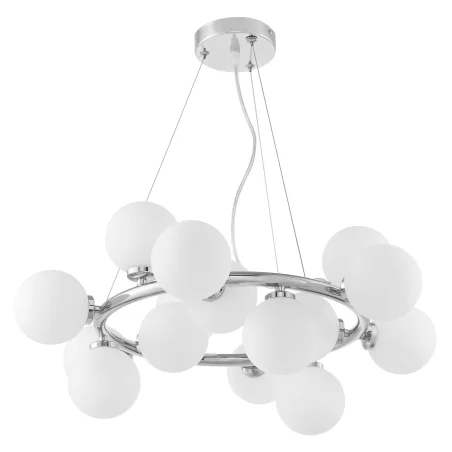 NOWOCZESNA LAMPA WISZĄCA CHROMOWANA MARSIADA W15					