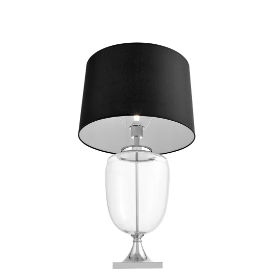 LAMPA NOCNA GLAMOUR CZARNA OLIMPIA					 - Zdjęcie 2