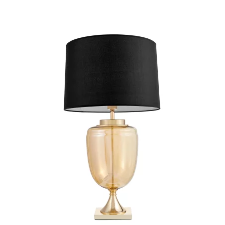 LAMPA NOCNA CZARNO-ZŁOTA OLIMPIA					