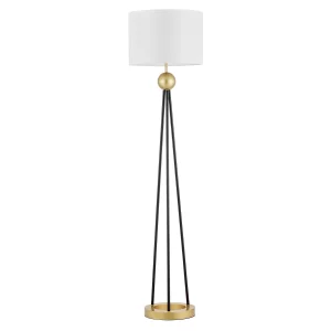 LAMPA STOJĄCA PODŁOGOWA BIAŁO-ZŁOTA BELFORTE