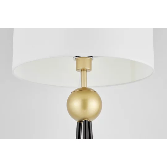 LAMPA STOJĄCA PODŁOGOWA BIAŁO-ZŁOTA BELFORTE					 - Zdjęcie 3