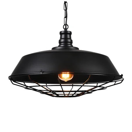 LAMPA WISZĄCA INDUSTRIALNA LOFT CZARNA ARIGIO D45					