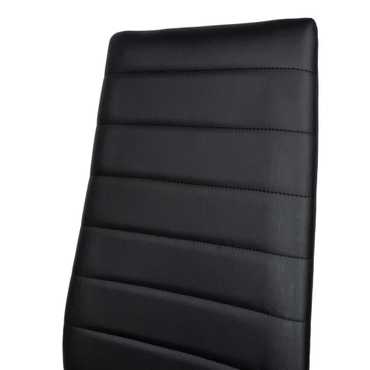 6x Krzesło tapicerowane MATI czarny/szary - Zdjęcie 7