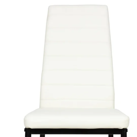 6x Krzesło tapicerowane MATI biały - Zdjęcie 4