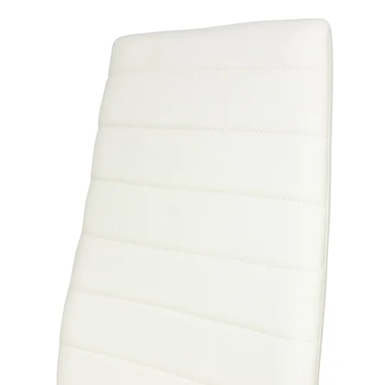 6x Krzesło tapicerowane MATI biały - Zdjęcie 6