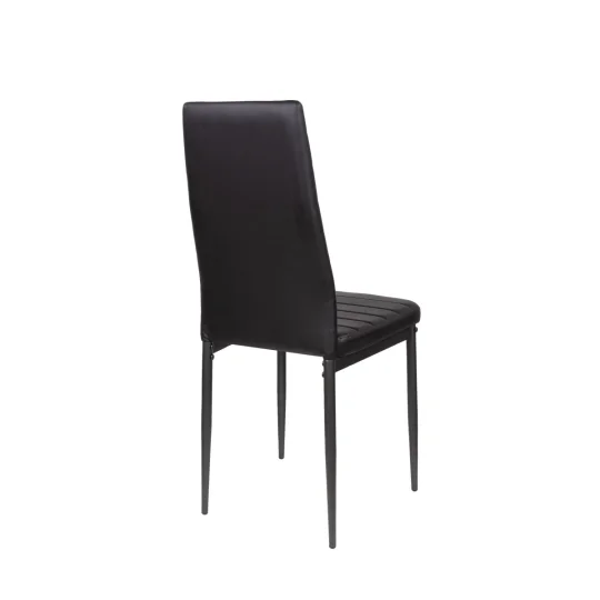 6x Krzesło tapicerowane MATI czarny - Zdjęcie 3