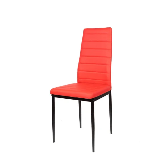 6x Krzesło tapicerowane MATI czerwony - Zdjęcie 2
