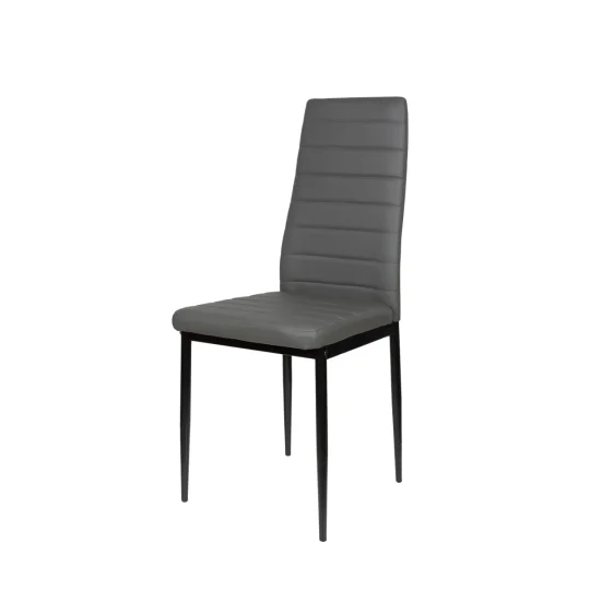 6x Krzesło tapicerowane MATI szary - Zdjęcie 2