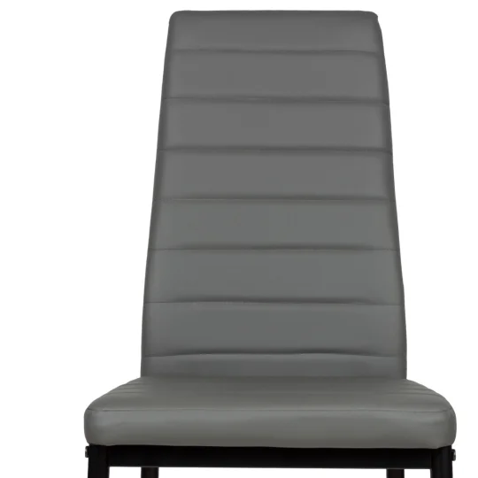 6x Krzesło tapicerowane MATI szary - Zdjęcie 4