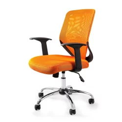 Fotel biurowy UNIQUE MOBI Pomarańczowy