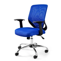 Fotel biurowy UNIQUE MOBI Niebieski