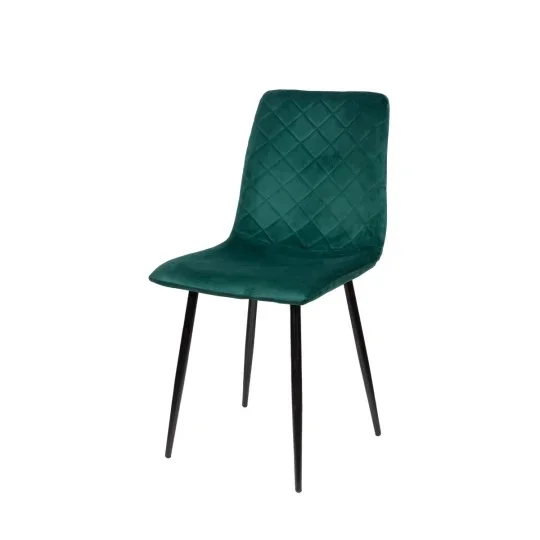 Stół LEVIN fi 110 + 4 krzesła KOBI zielony - Zdjęcie 4