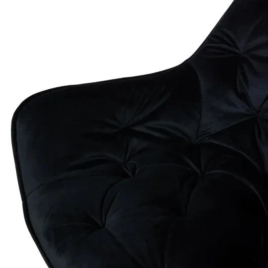 Stół AVILA 120x80 + 4 krzesła ZIDANE czarny - Zdjęcie 4