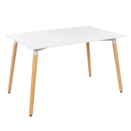 Stół AVILA 120x80 + 6 krzeseł MATI biały - Zdjęcie 2