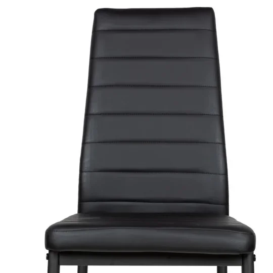 Stół AVILA 120x80 + 6 krzeseł MATI czarny - Zdjęcie 4