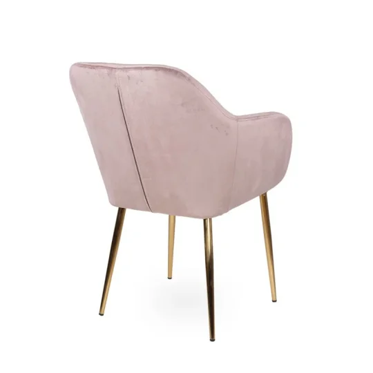 Stół AVILA 120x80 + 4 krzesła MUNO różowy - Zdjęcie 3