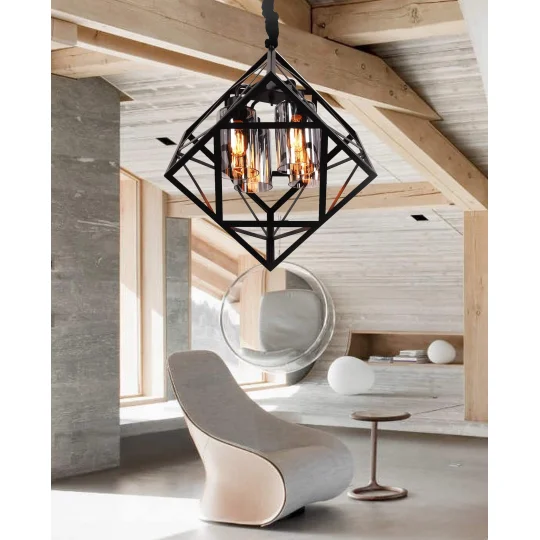 NOWOCZESNA LAMPA WISZĄCA LOFT BRUTTE					 - Zdjęcie 2