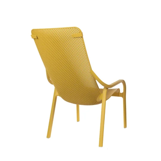 Stół SPRITZ senape/żółty + 2 fotele NET LOUNGE senape/żółty - Zdjęcie 3