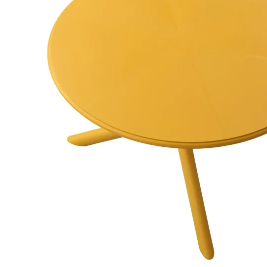 Stół SPRITZ senape/żółty + 2 krzesła NET senape/zółty - Zdjęcie 5